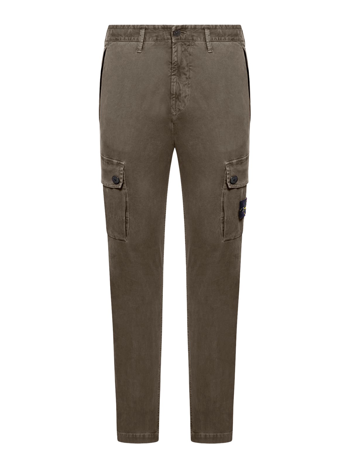Stone Island Brushed Old Effect Slim Fit Cargo Trousers