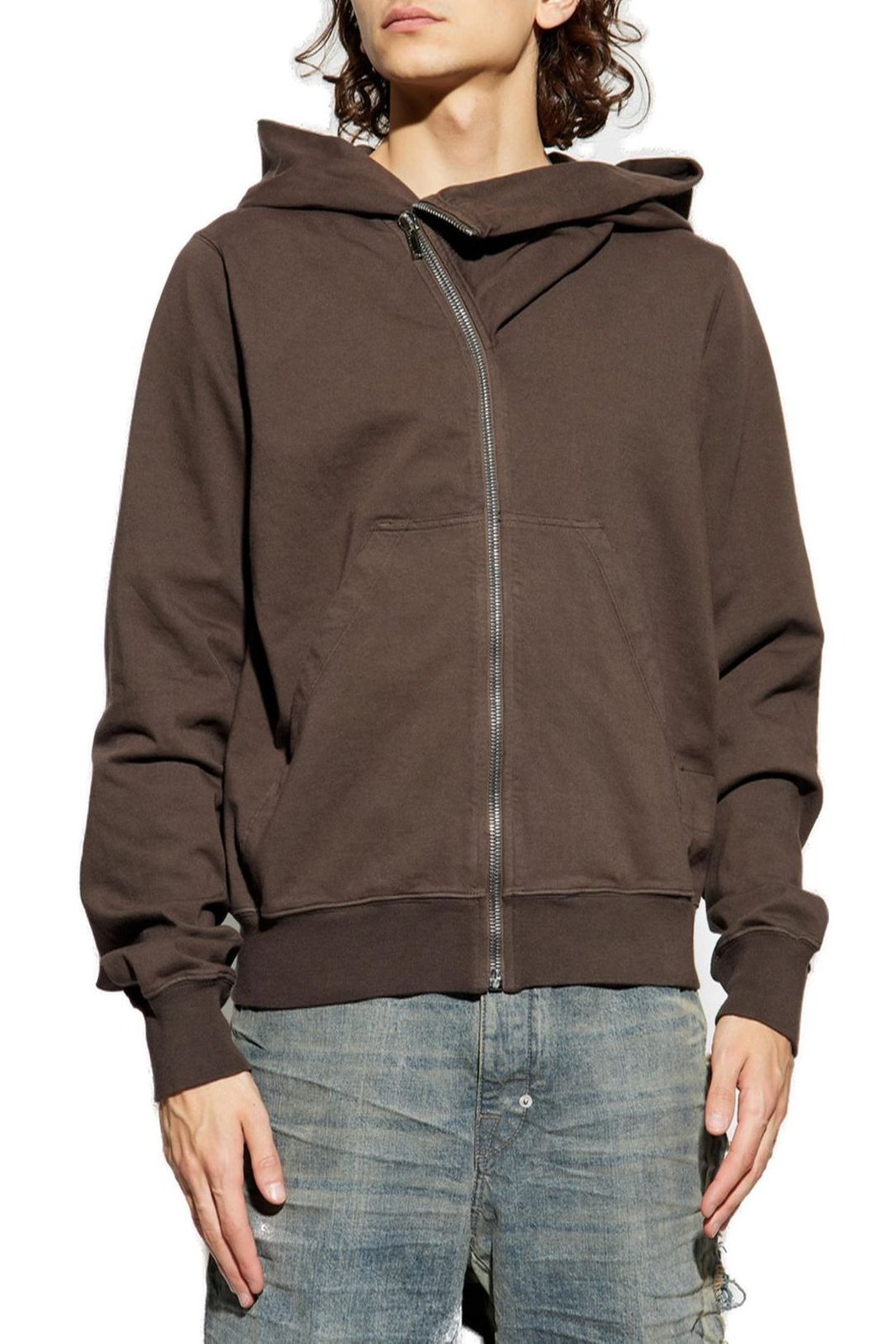 Rick Owens DRKSHDW Zip Detailed Hoodie