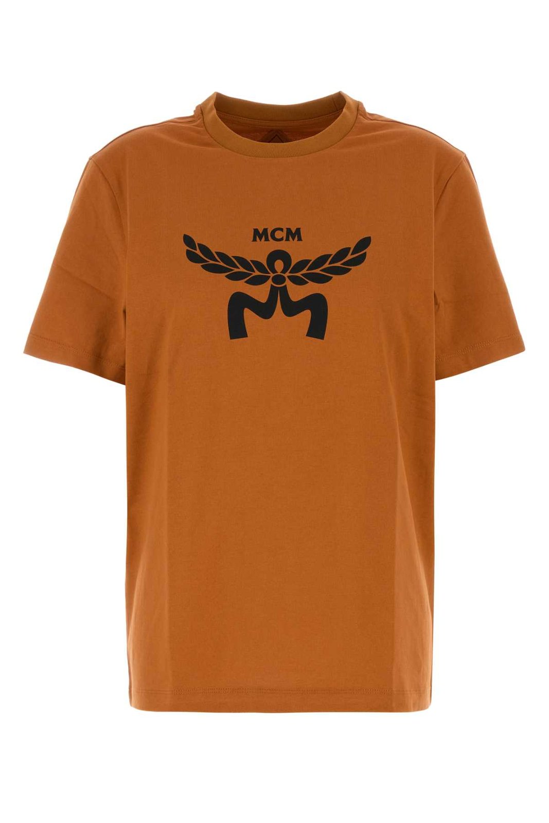 MCM Logo Printed Crewneck T-Shirt