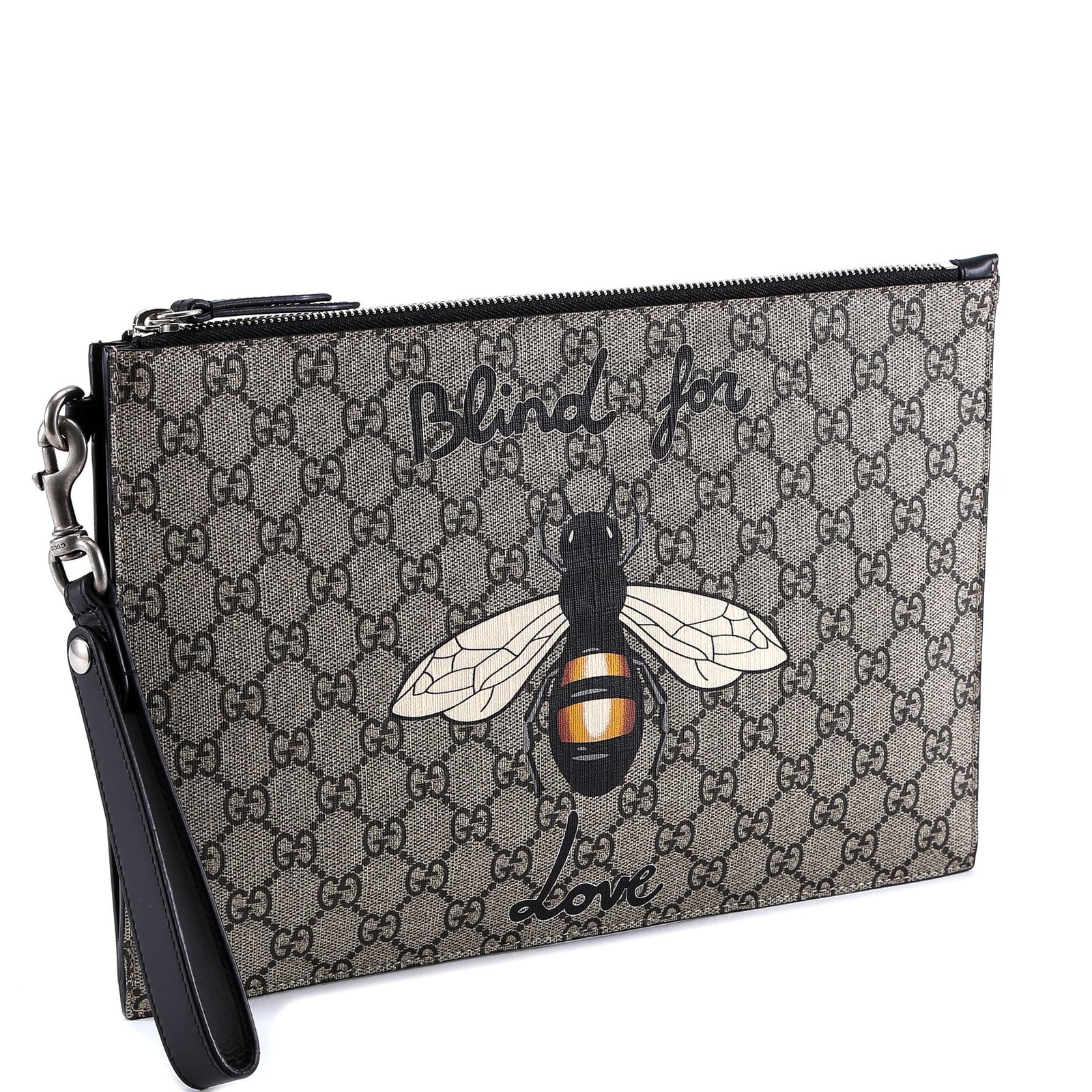 Gucci Blind For Love Bee Clutch Bag – Cettire