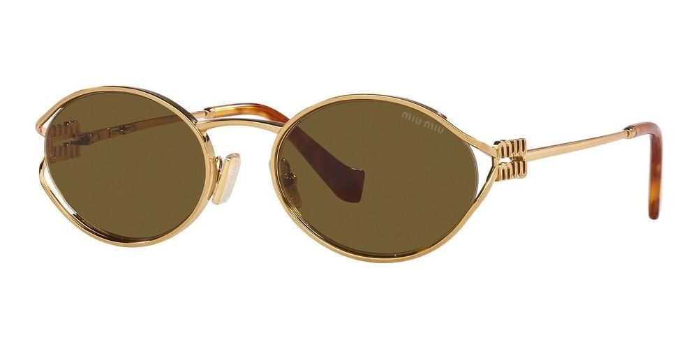 Miu Miu Eyewear Oval-Frame Sunglasses