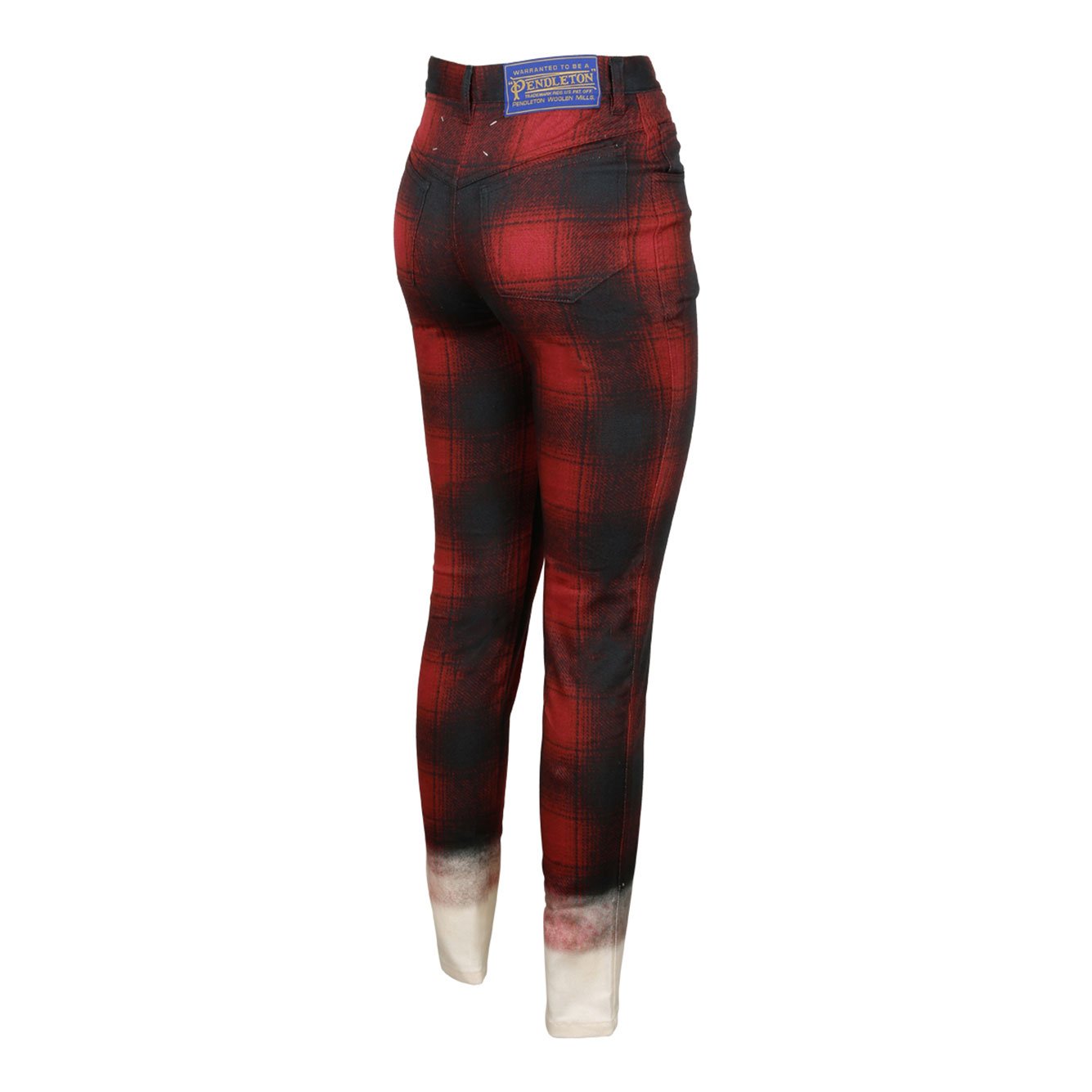 Maison Margiela Pendleton Checked Skinny Pants – Cettire