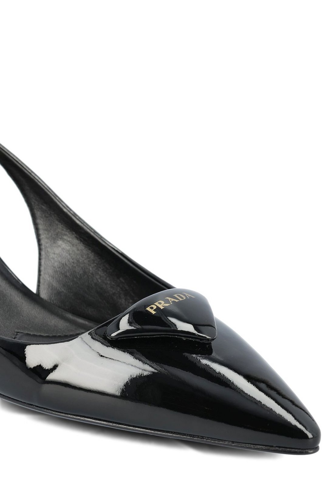 Prada Pointed Toe Slingback Pumps