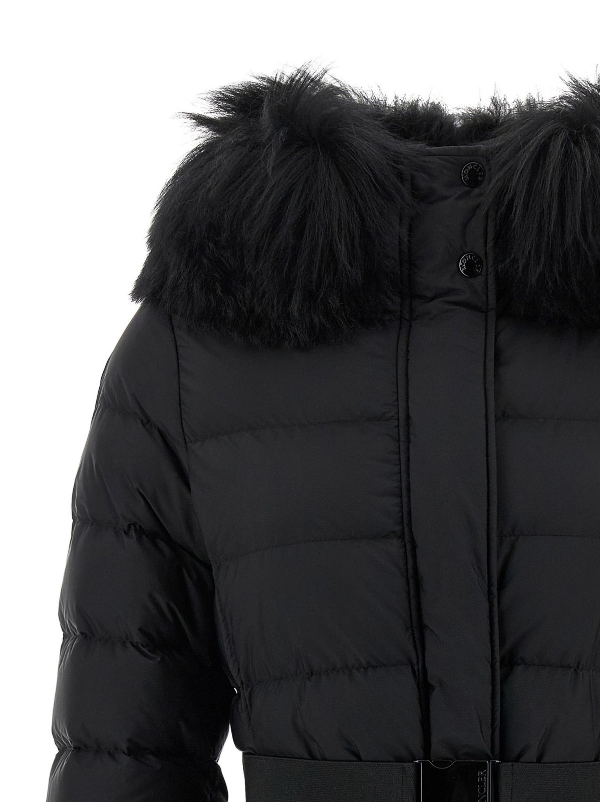 Moncler Khloesse Hooded Long Down Coat