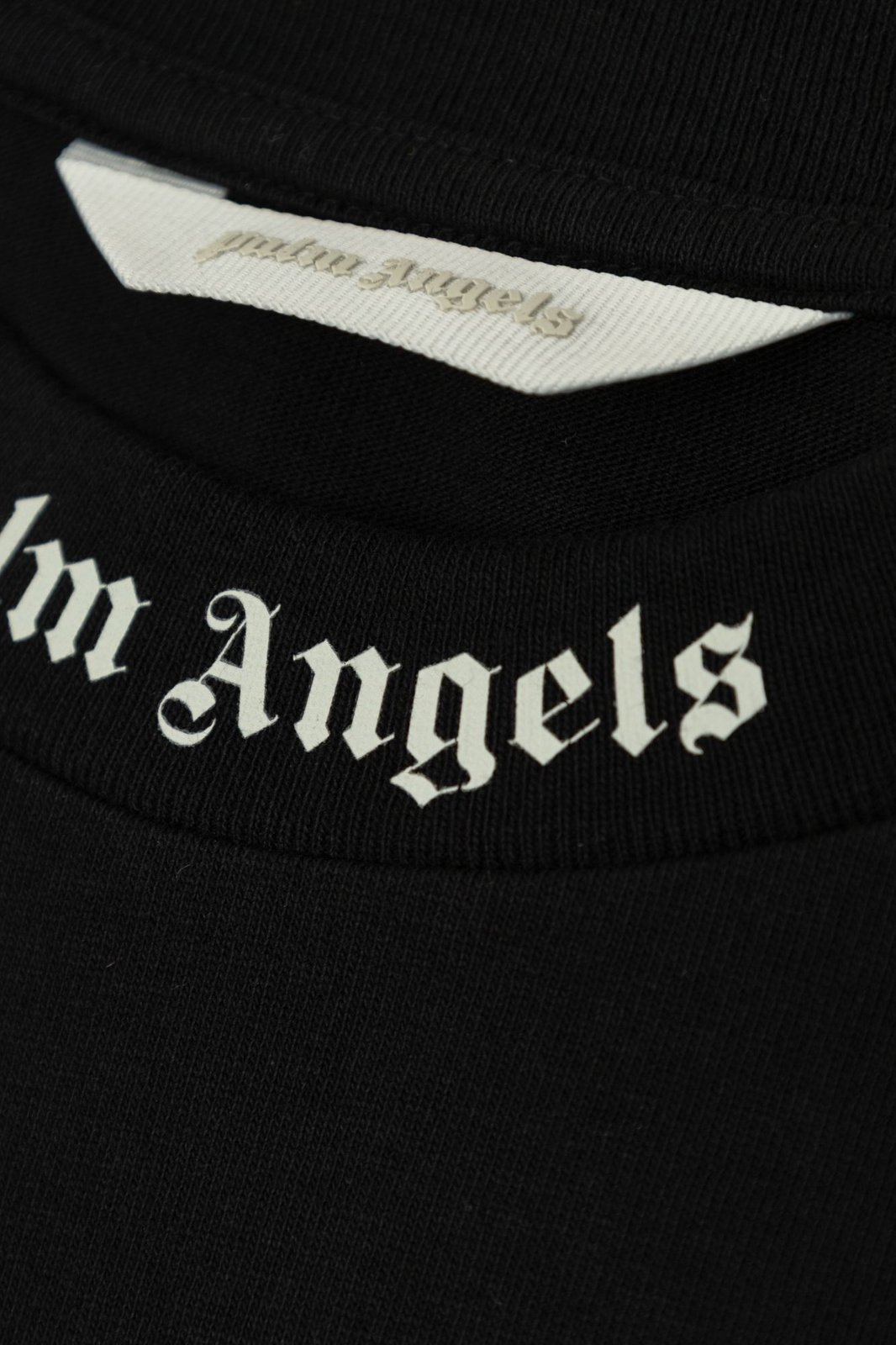 Palm Angels Kids Logo Printed Crewneck T-Shirt