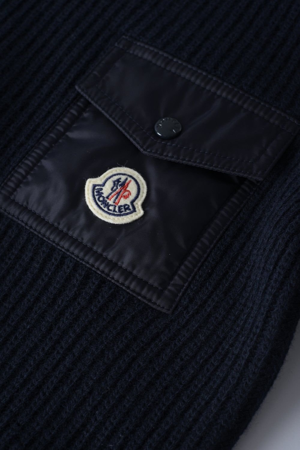 Moncler Enfant Logo Patch Crewneck Jumper