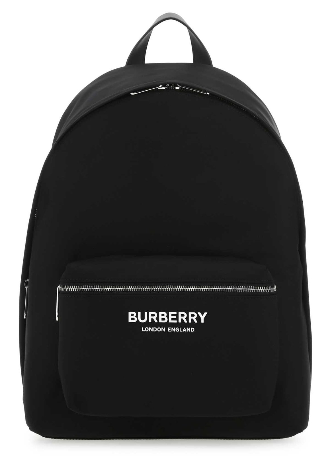 Burberry Logo Printed Zip-Up Backpack