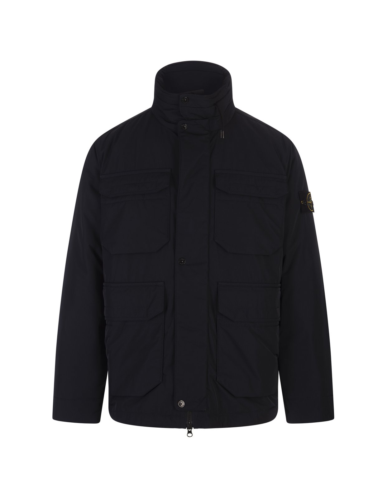 Stone Island Compass-Badge Funnel Neck Puffer Jacket