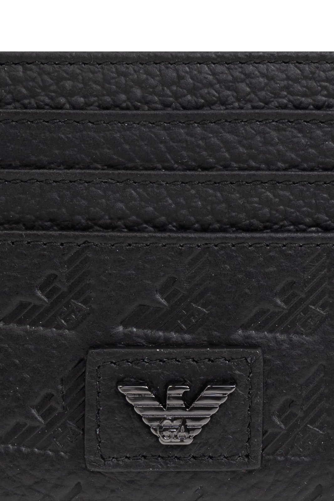 Emporio Armani Logo Plaque Card Holder