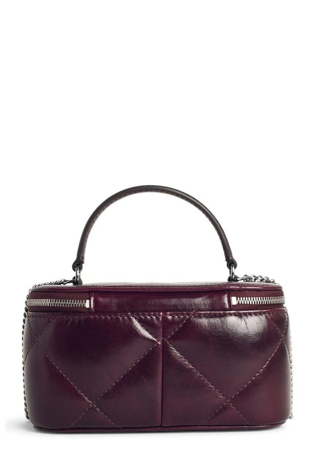 Tory Burch Logo Plaque Zip-Up Tote Bag