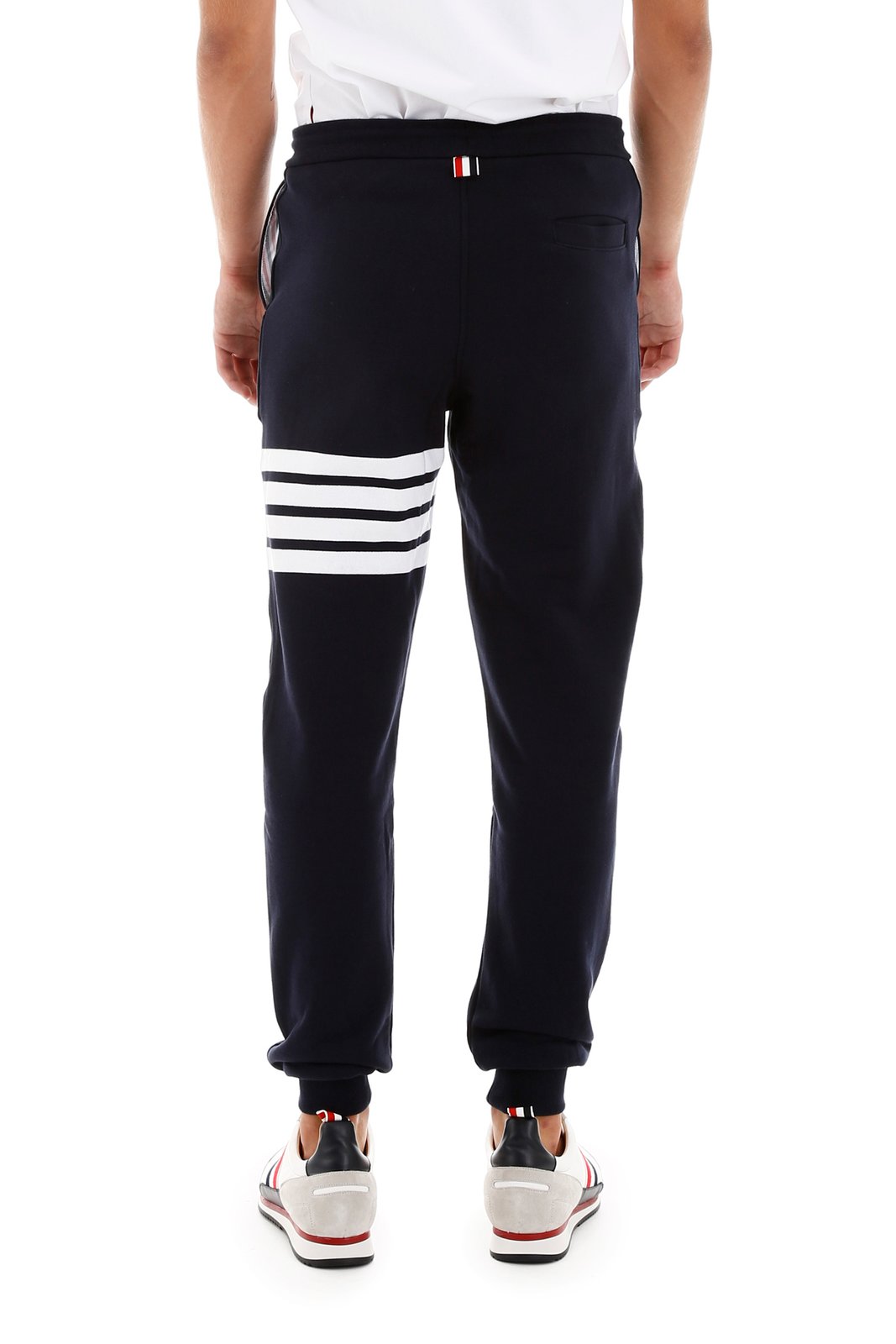 Thom Browne 4-Bar Striped Sweatpants