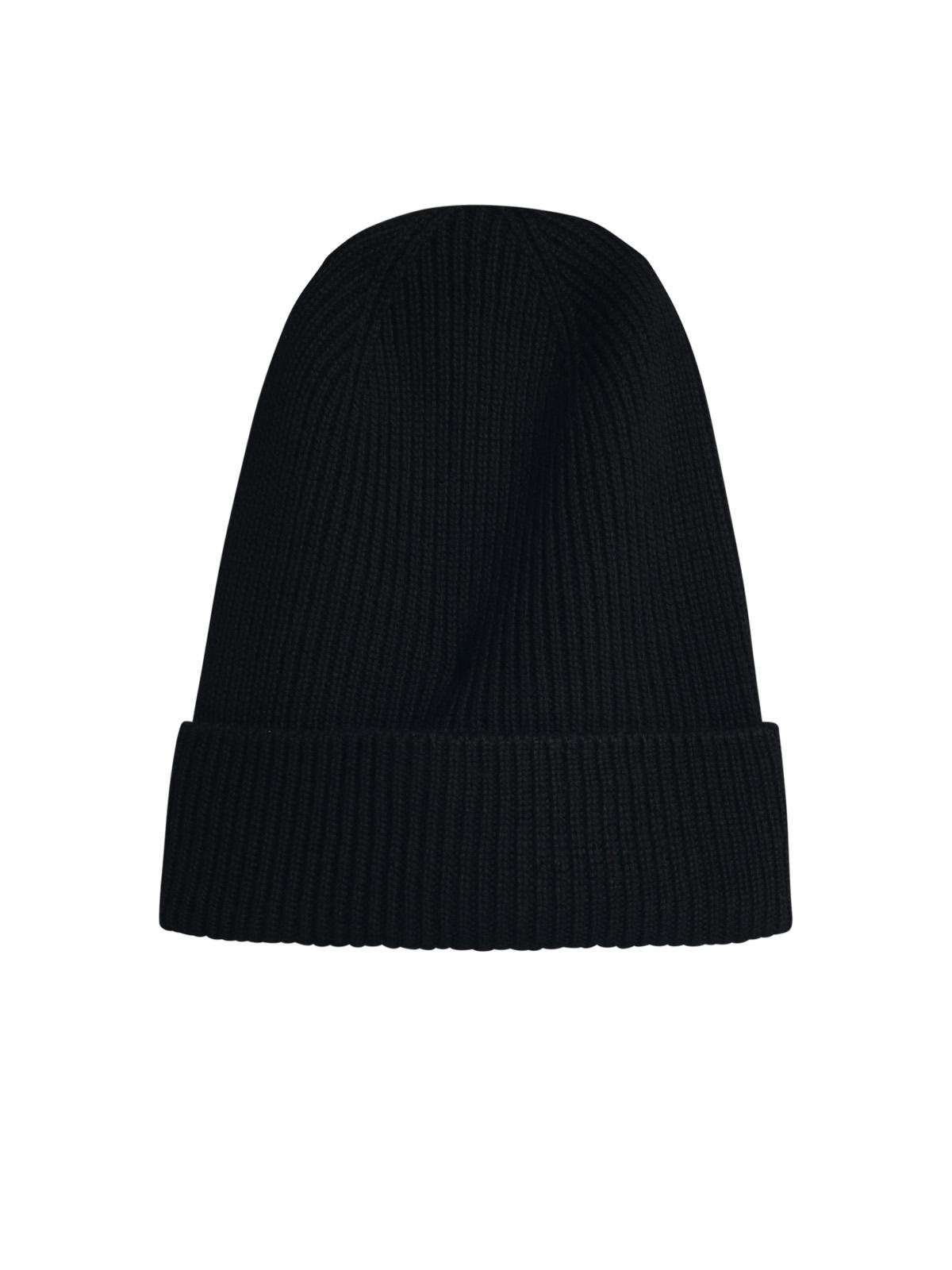Moncler Logo Patch Knitted Beanie