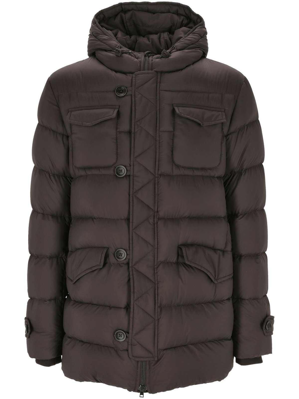 Herno L'Eskimo High Neck Hooded Coat