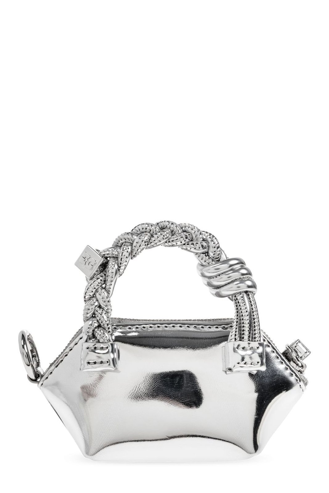 Ganni Mirror-Effect Pouch Bag