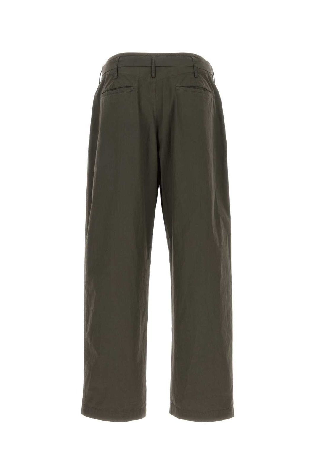 LEMAIRE BELTED PLEATED グレー ベルト付きパンツ LEMAIRE Belted Pleated Pants Grey Melange | HAVEN