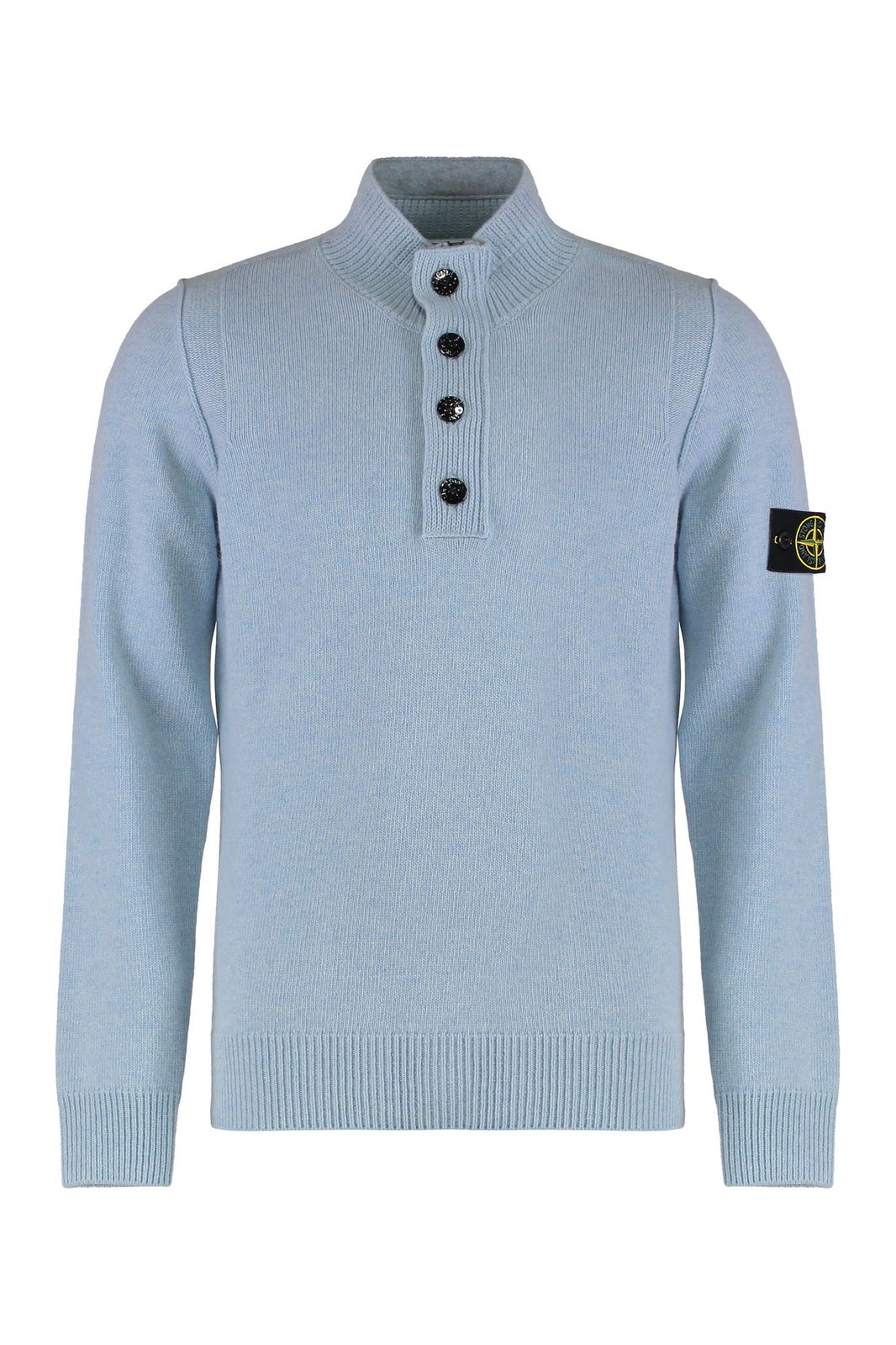 Stone Island High Neck Knitted Jumper