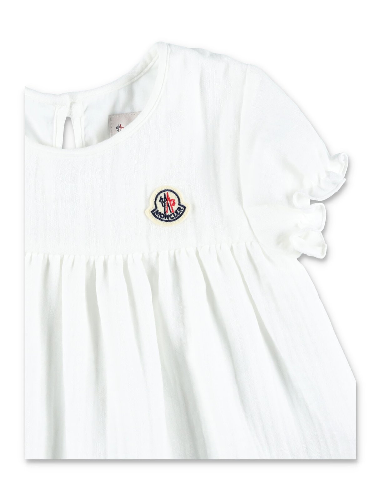 Moncler Enfant Logo Patch Crewneck Dress