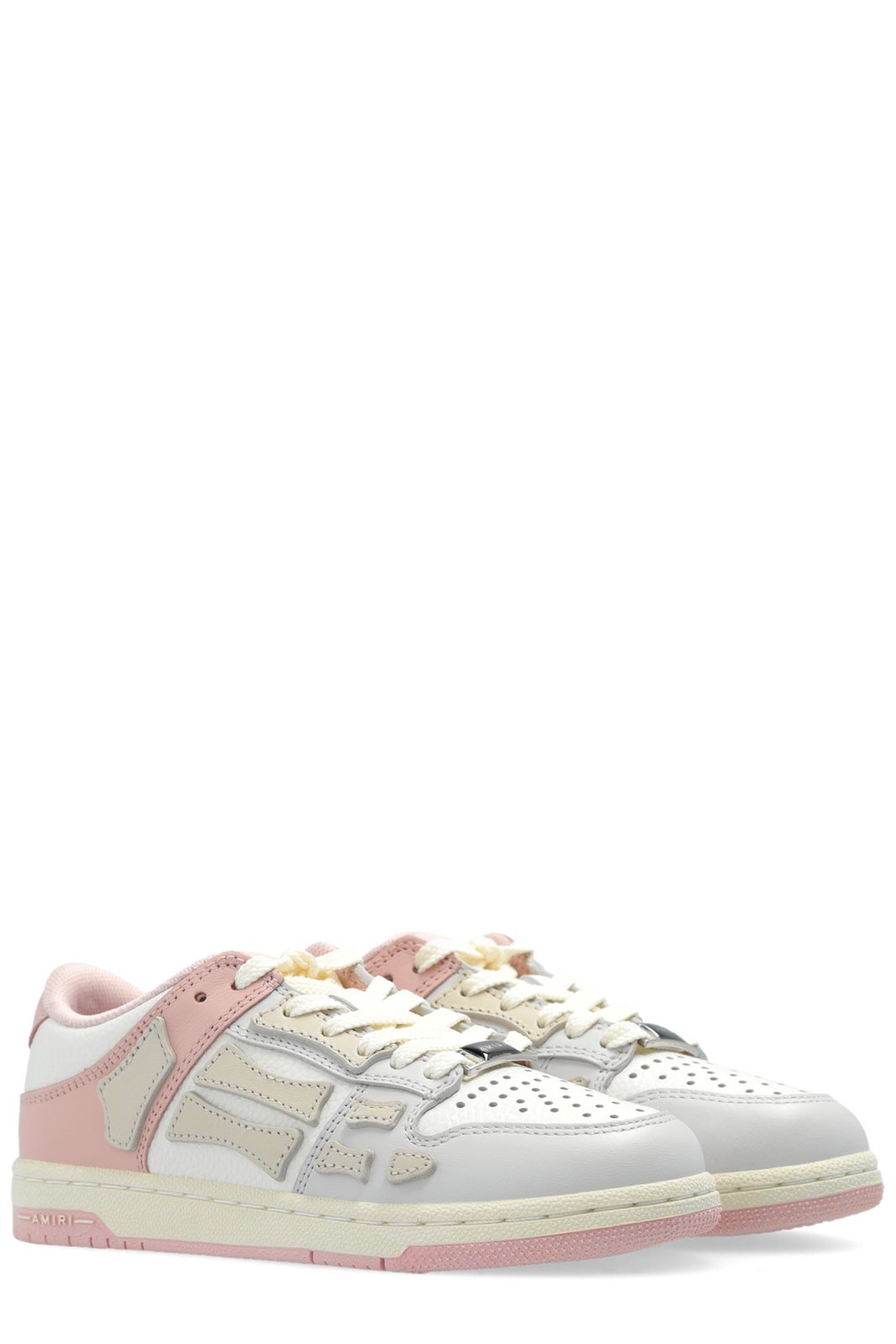 Amiri Kids Skel Panelled Lace-Up Sneakers