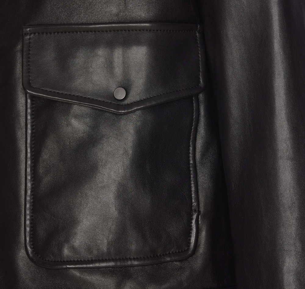 コート Salvatore Santoro FW24 (47041 GLOVASFALTO) Salvatore Santoro Long Sleeved Leather Zip-Up Jacket – Cettire