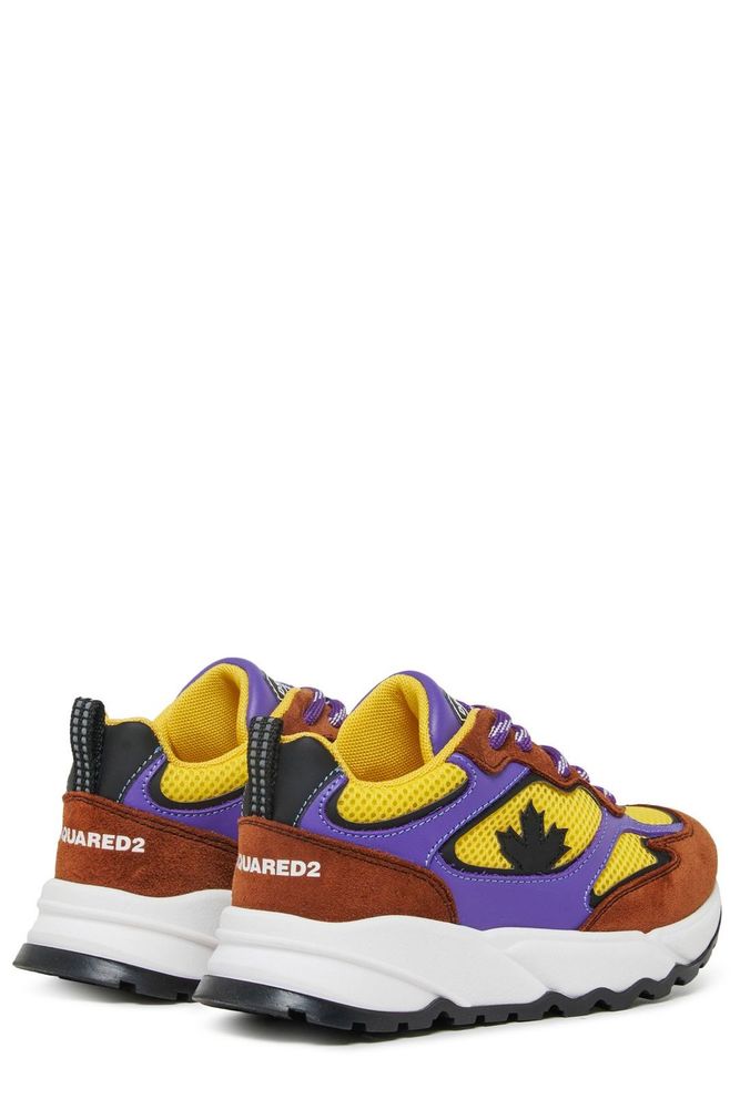 Dsquared 2 kids 메이플 패치 로우탑 스니커즈