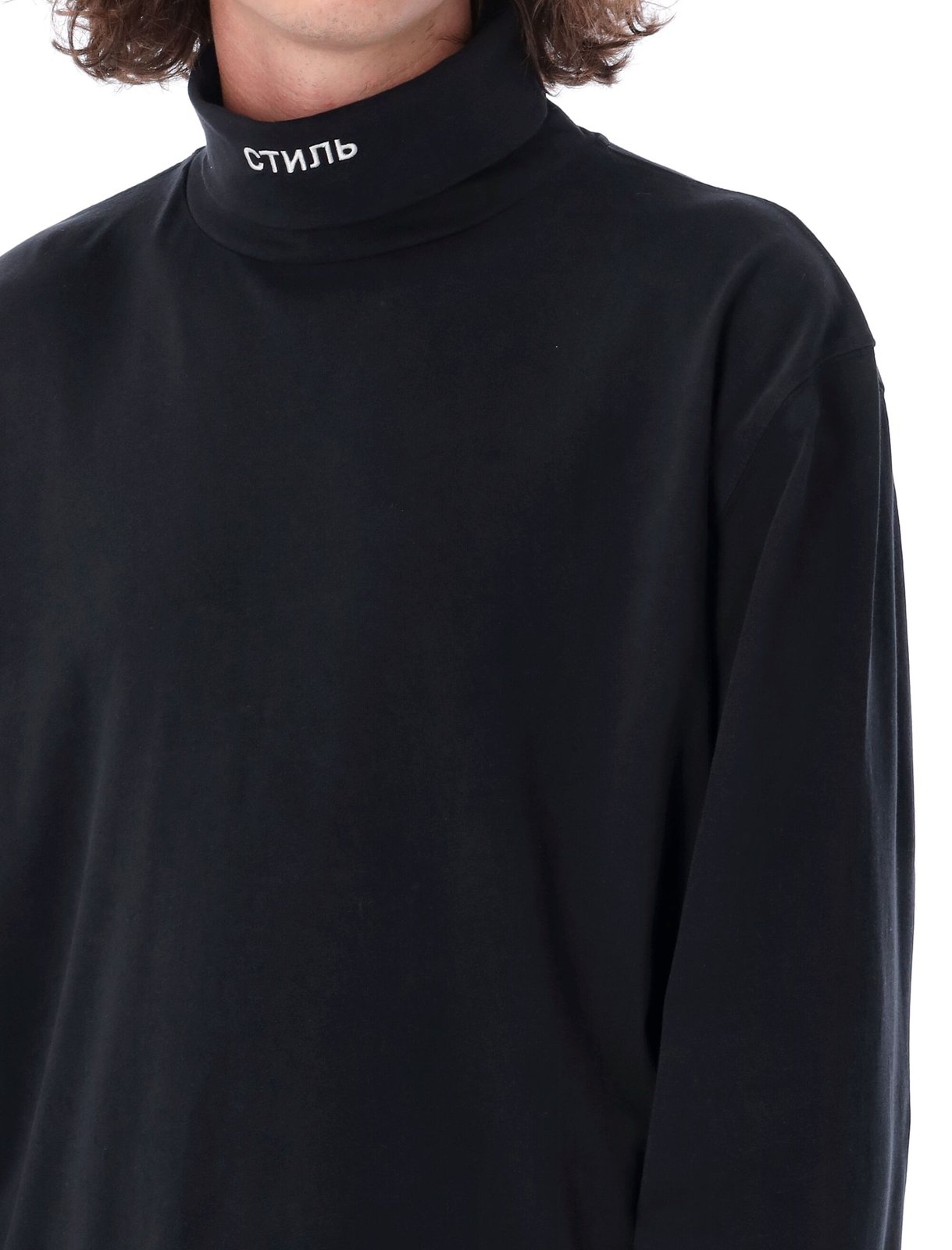 Heron Preston Logo Embroidered Turtleneck Pullover