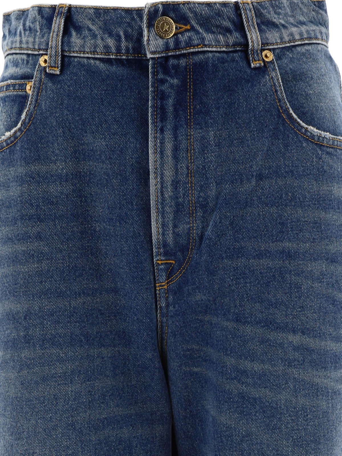 Golden Goose Deluxe Brand Kim Logo Patch Jeans – Cettire