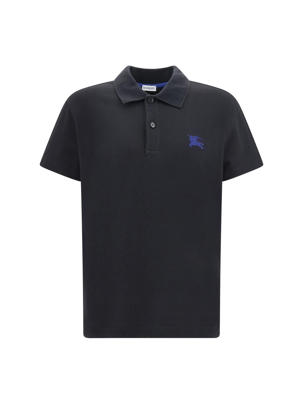 Burberry Logo Embroidered Short Sleeved Polo Shirt