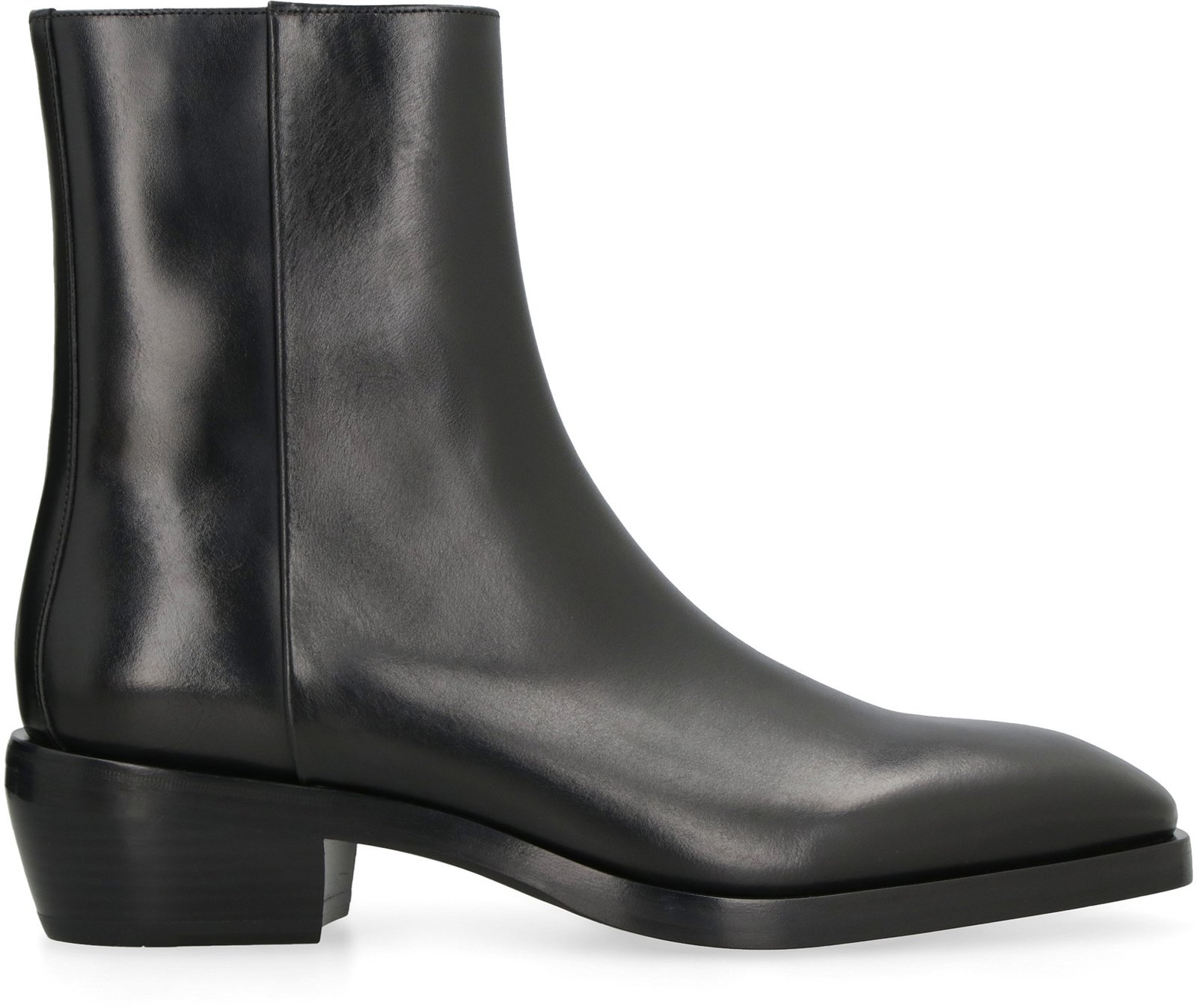 Ferragamo Squared-Toe Side-Zip Ankle Boots – Cettire