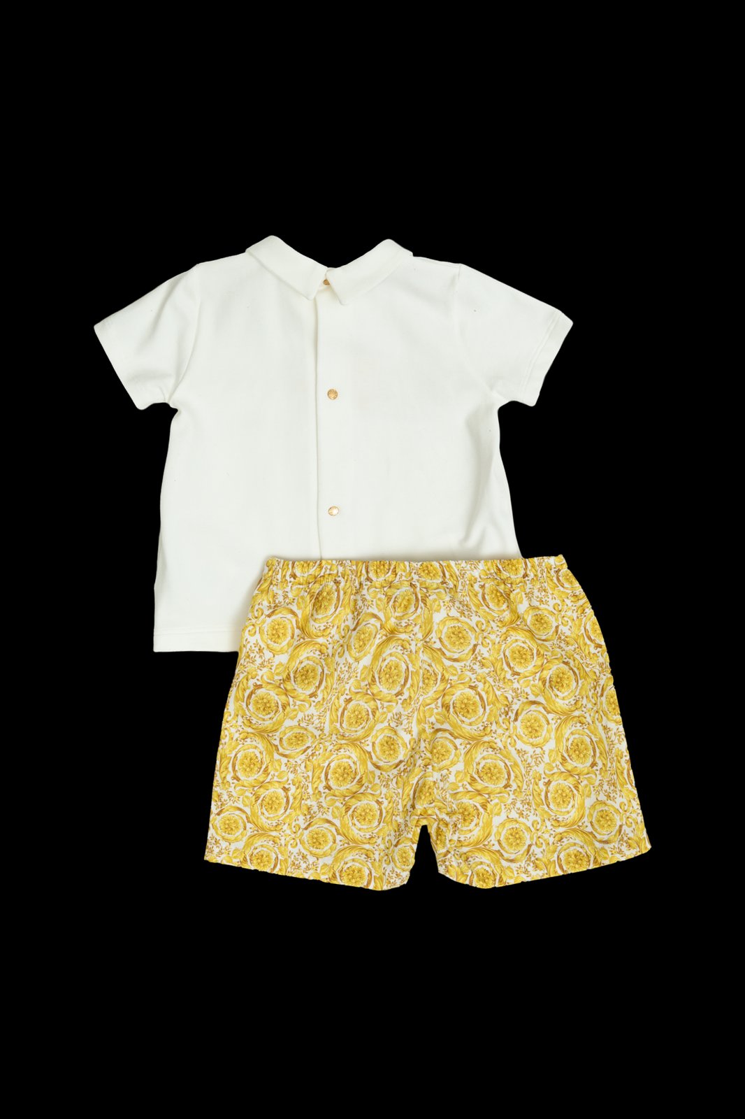 Versace Kids Safety Pin Baby T-Shirt Set
