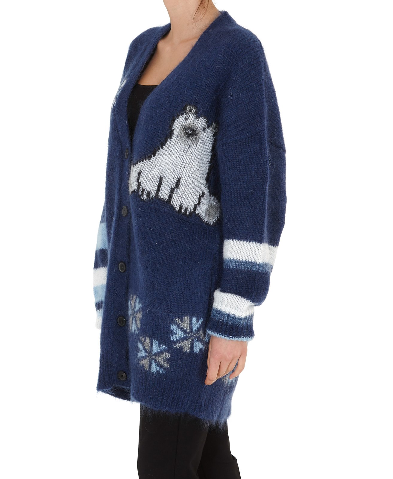 Loewe Oversized Bear Knit Cardigan 