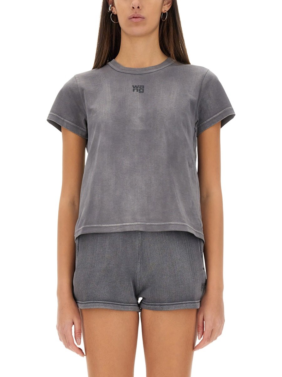 T By Alexander Wang Regular Fit Crewneck T-Shirt