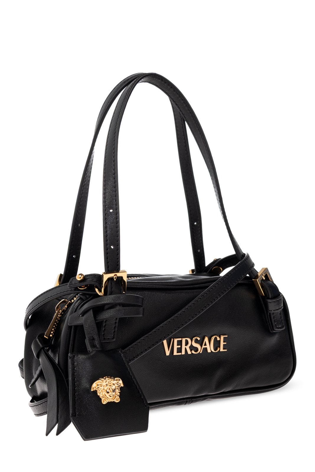 Versace Tag Bowling Zipped Mini Bag