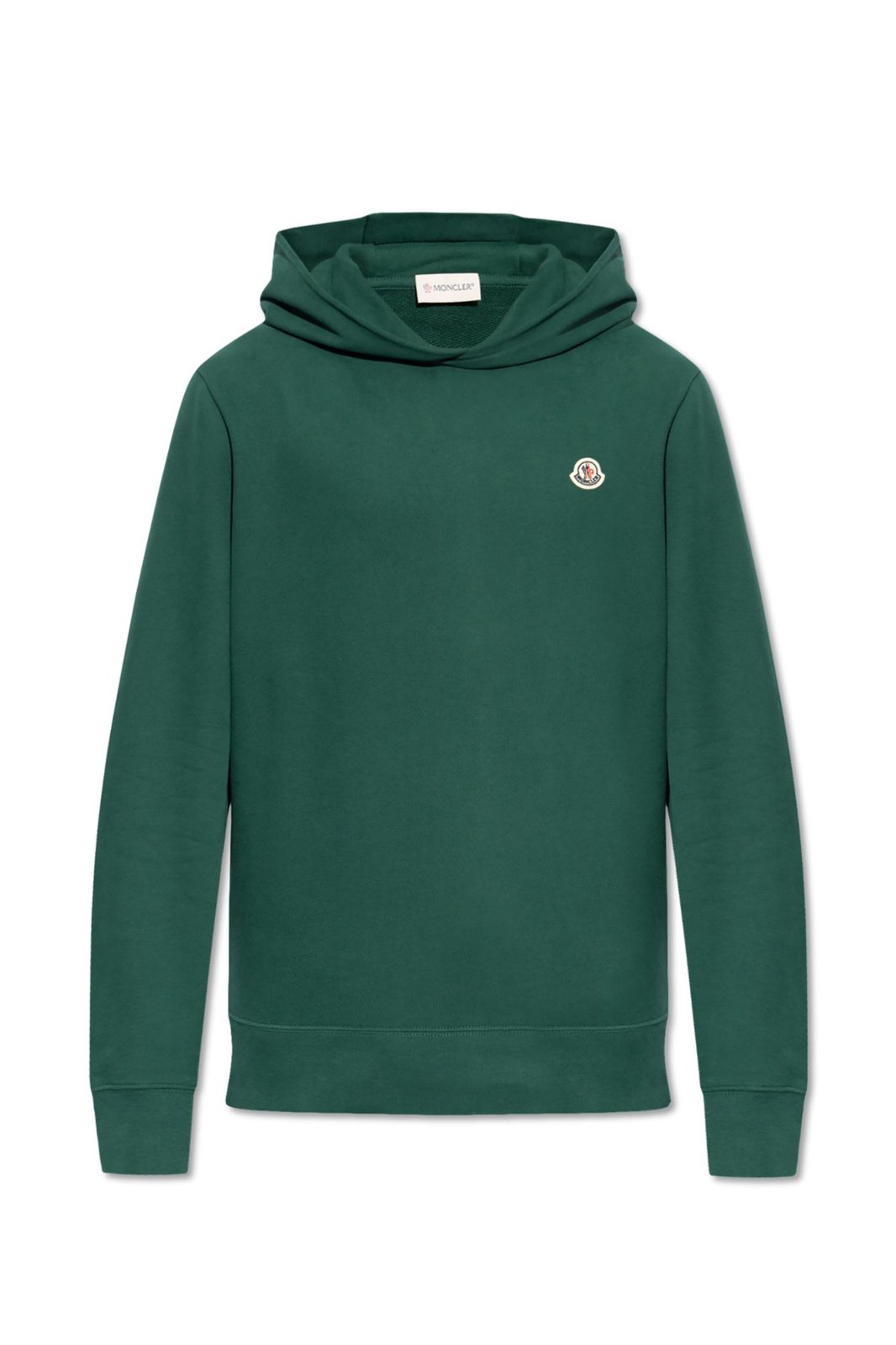 Moncler Moncler Logo Patch Long Sleeved Hoodie - Hoodies