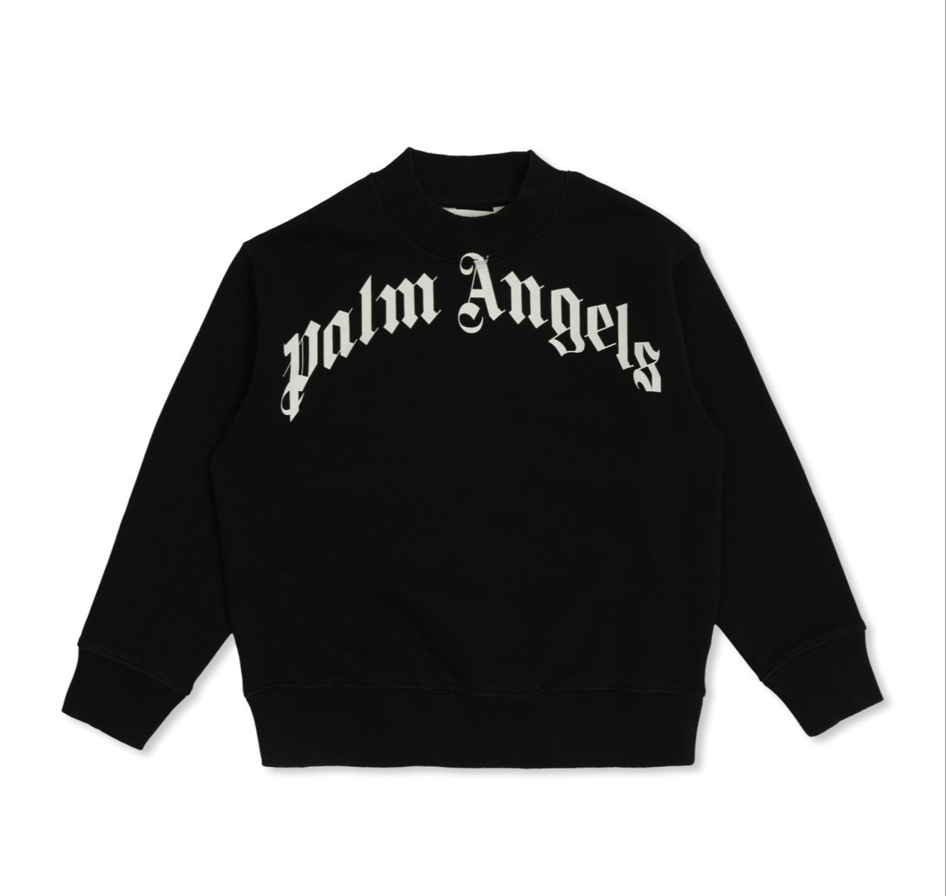 Palm Angels Kids Logo Printed Crewneck Sweatshirt
