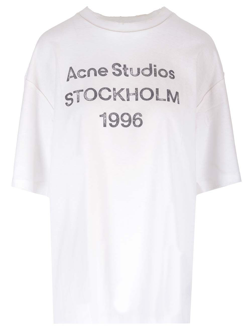 Acne Studios Logo Printed Crewneck T-Shirt