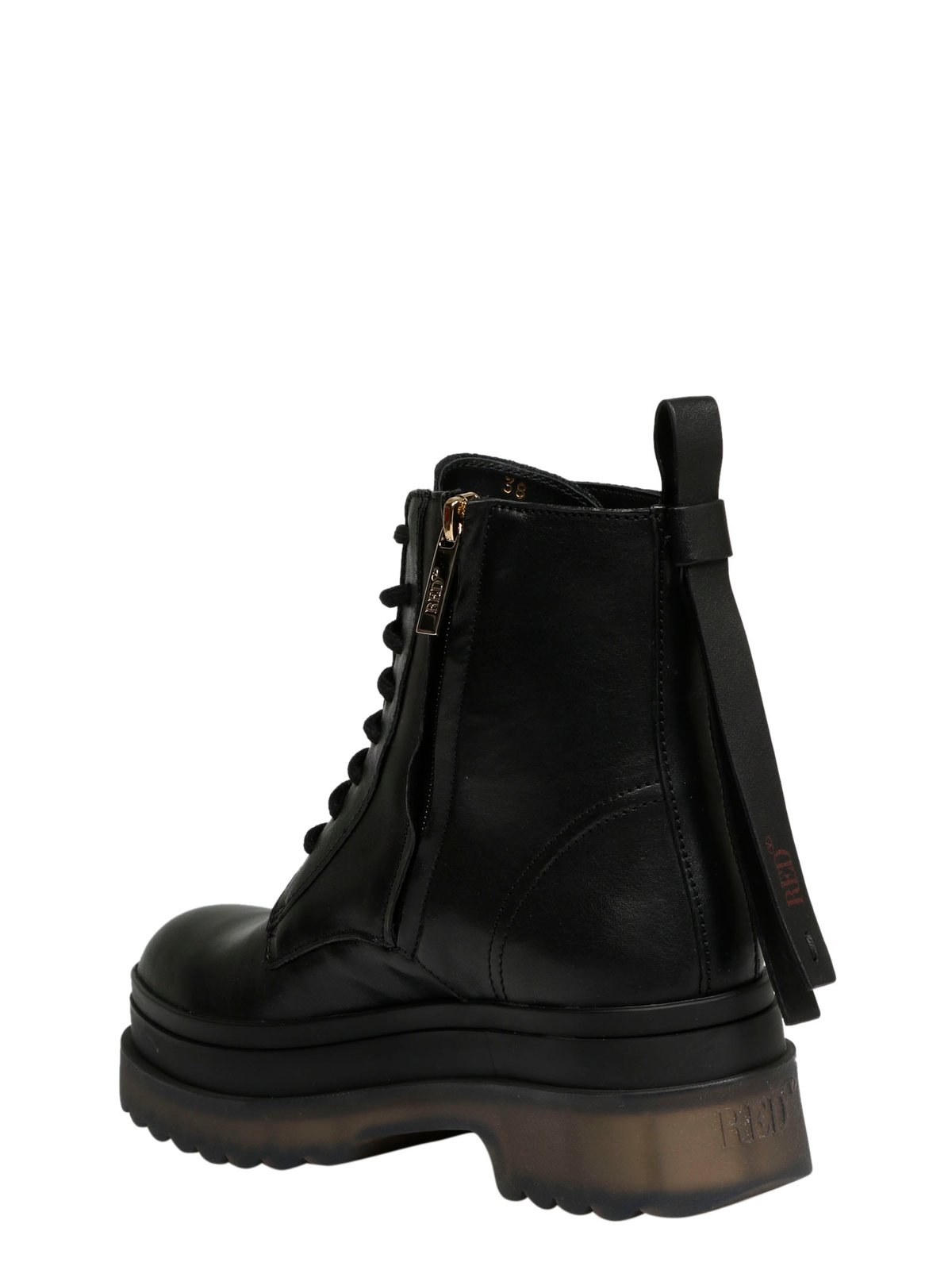 REDValentino Lace-Up Biker Boots – Cettire