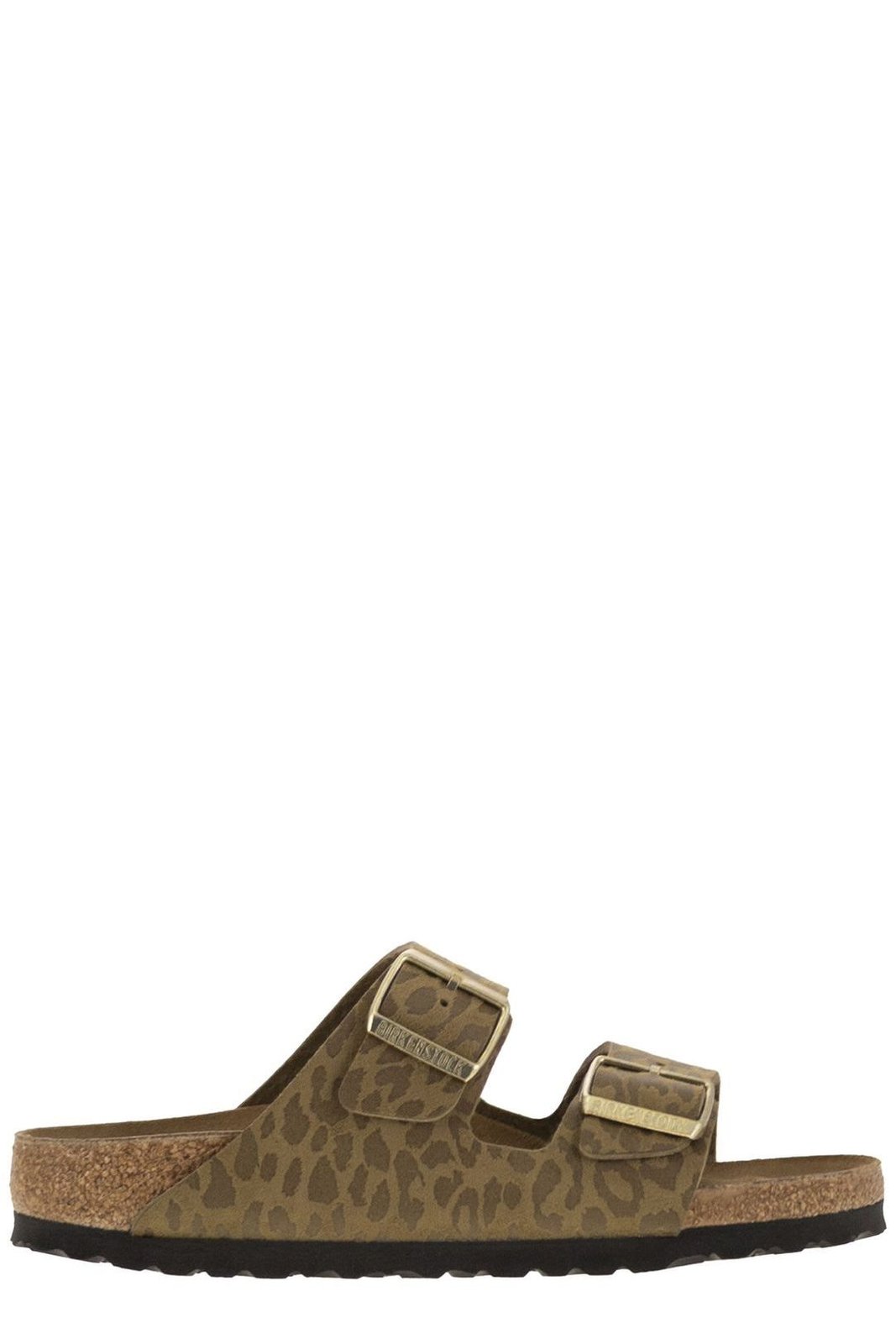 Birkenstock Arizona Leopard-Print Slip On Sandals