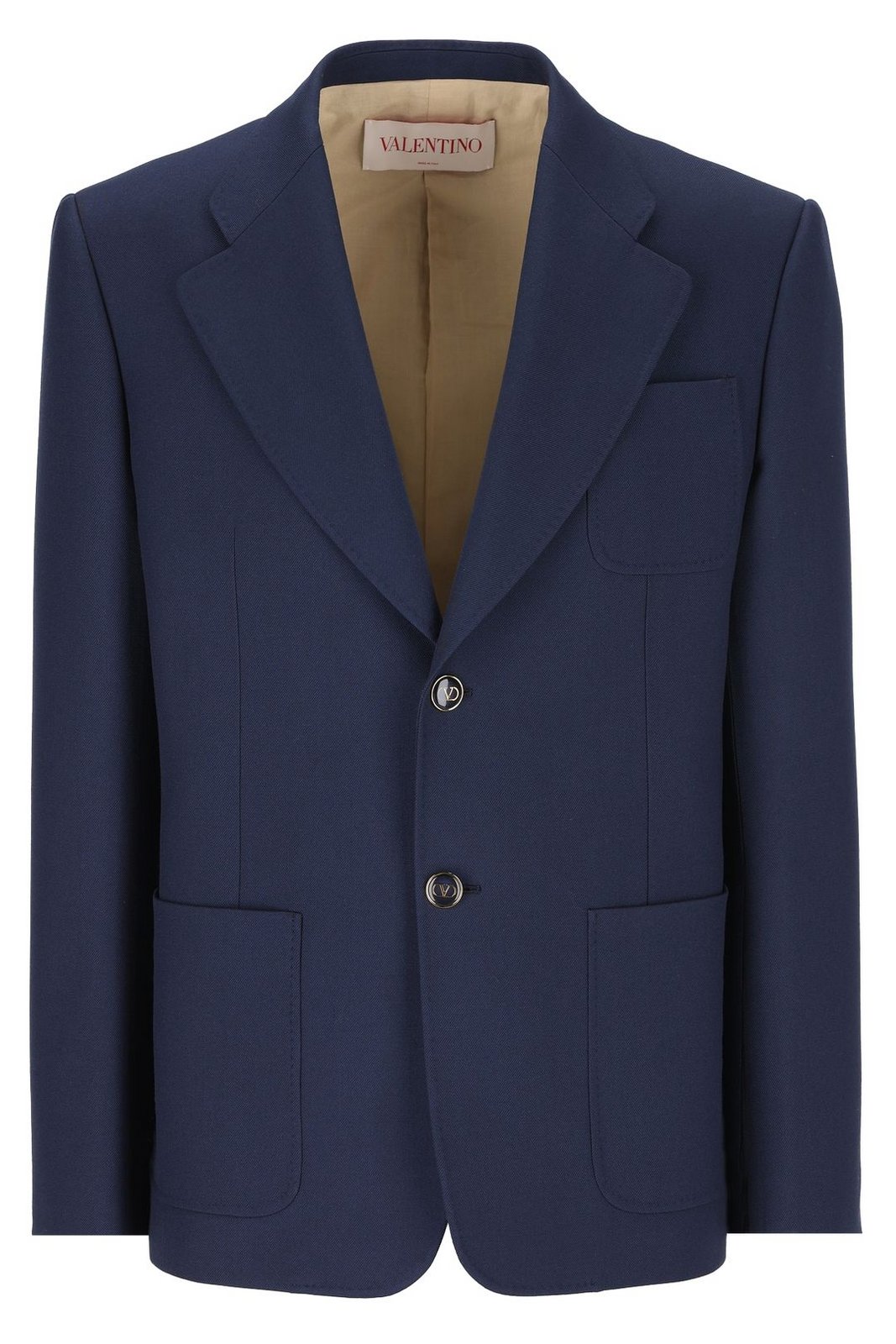 VALENTINO Shell Button Linen Jacket 貝ボタン 0400021831724?wid=900