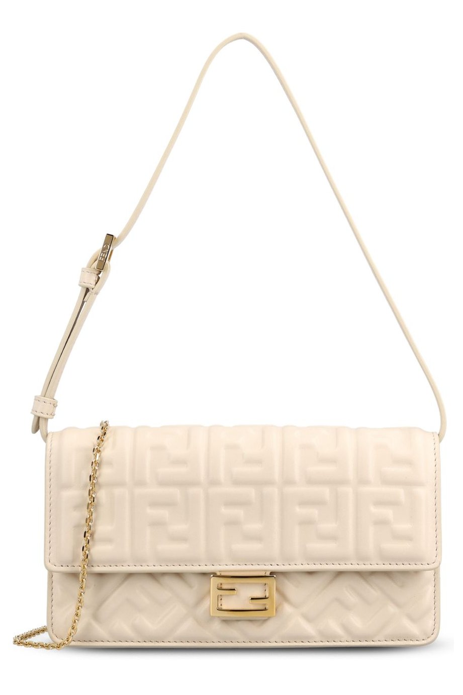 Fendi Baguette Compact Chain Wallet