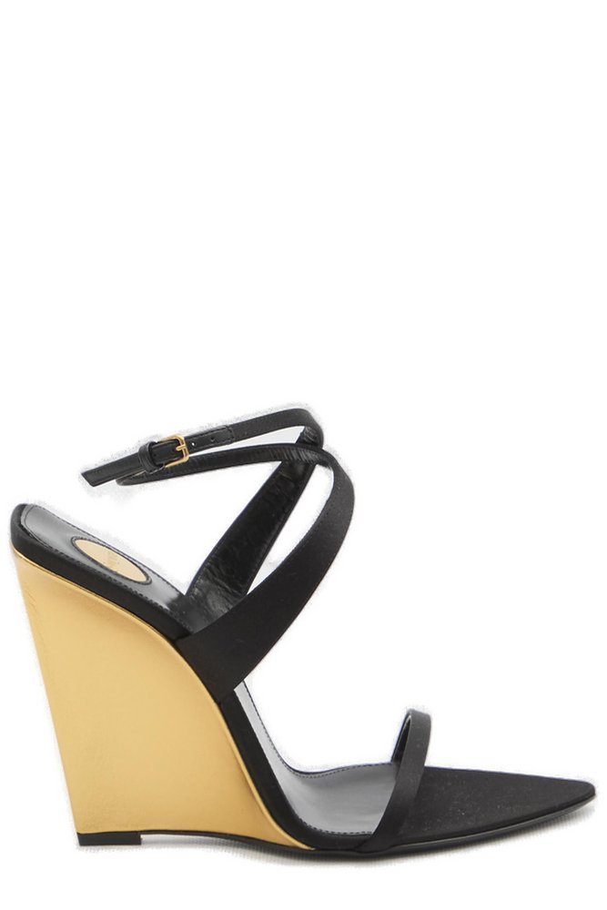 サンローラン サロメ ウェッジ サンダル