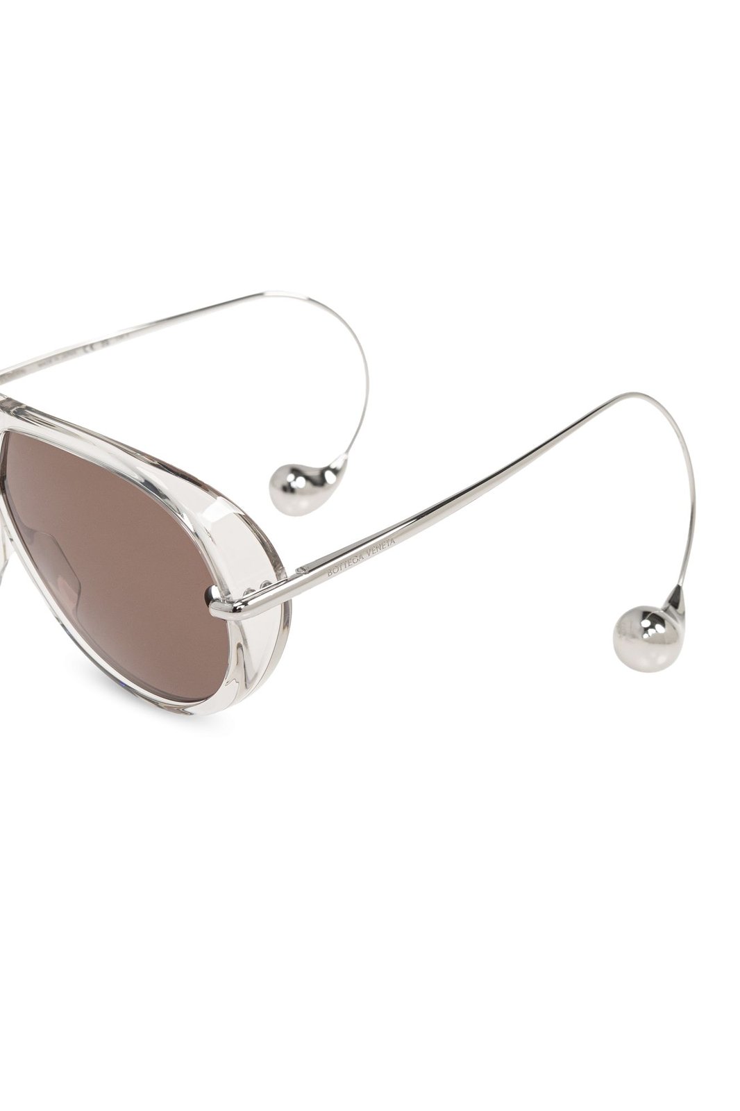 Bottega Veneta Eyewear Aviator Frame Sunglasses