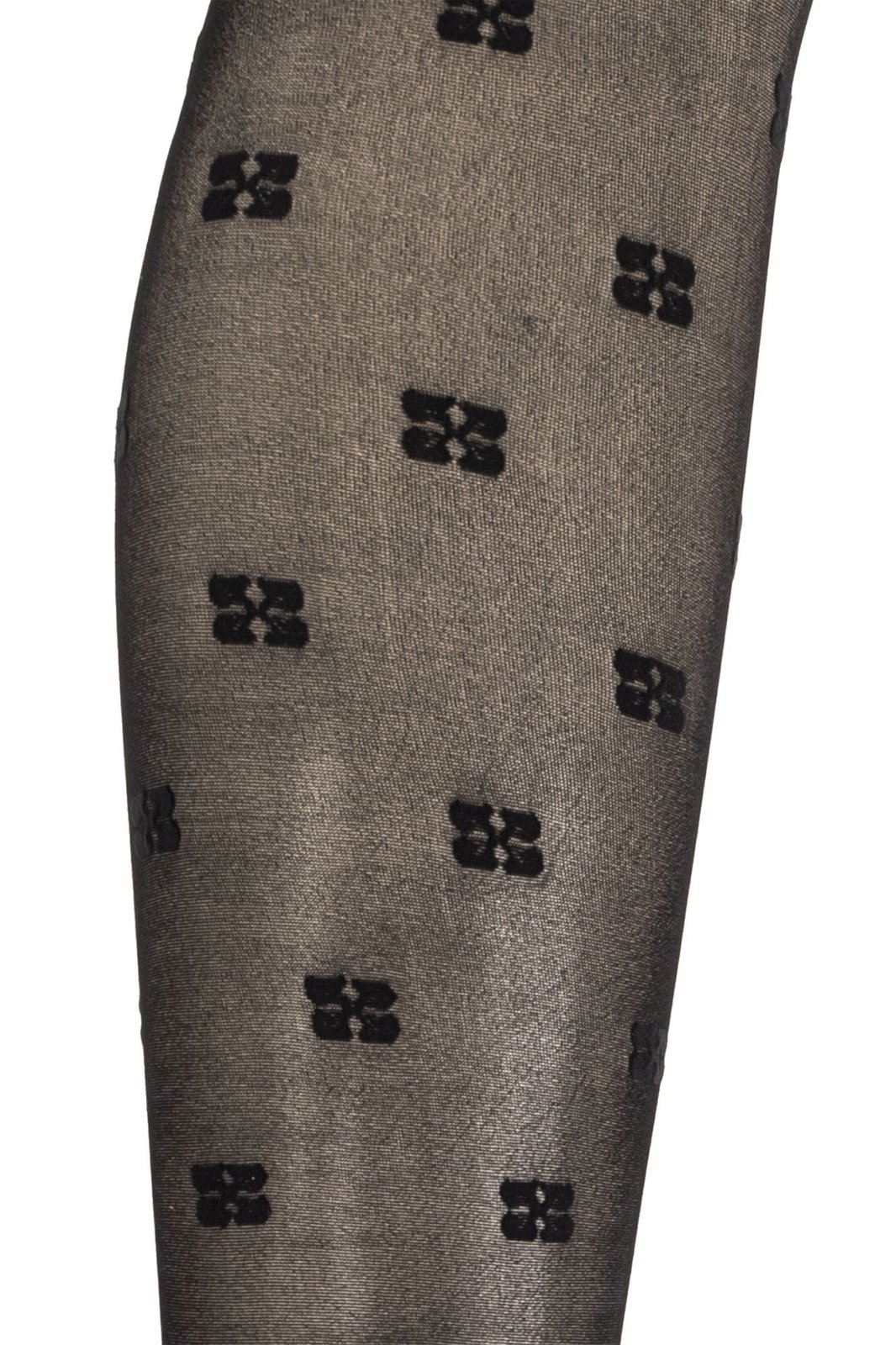 Ganni Monogrammed Tights