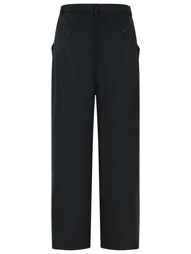 SACAI 벨트 장식 주름 바지