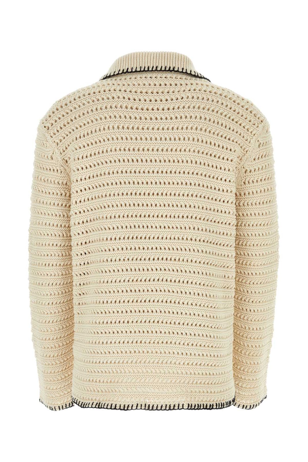 Alanui Whipstitch-Detail Buttoned Cardigan