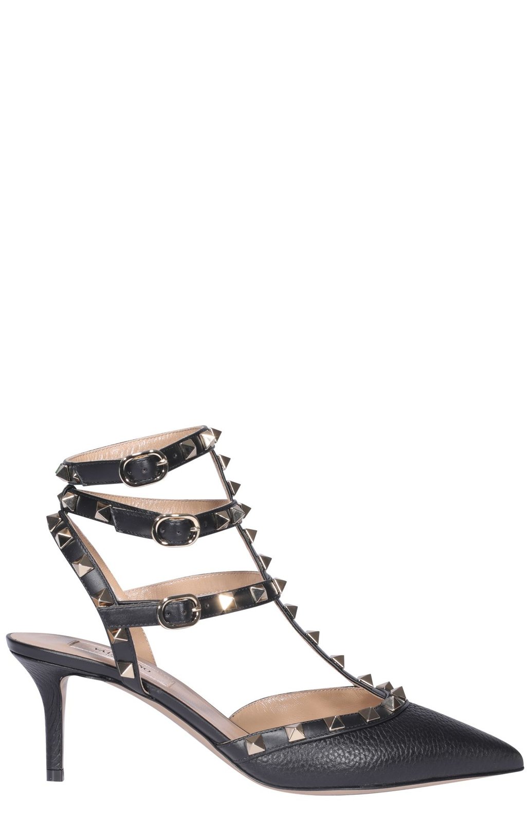 발렌티노가라바니 락스터드 앵클 스트랩 펌프스 S0375VCE 0NO