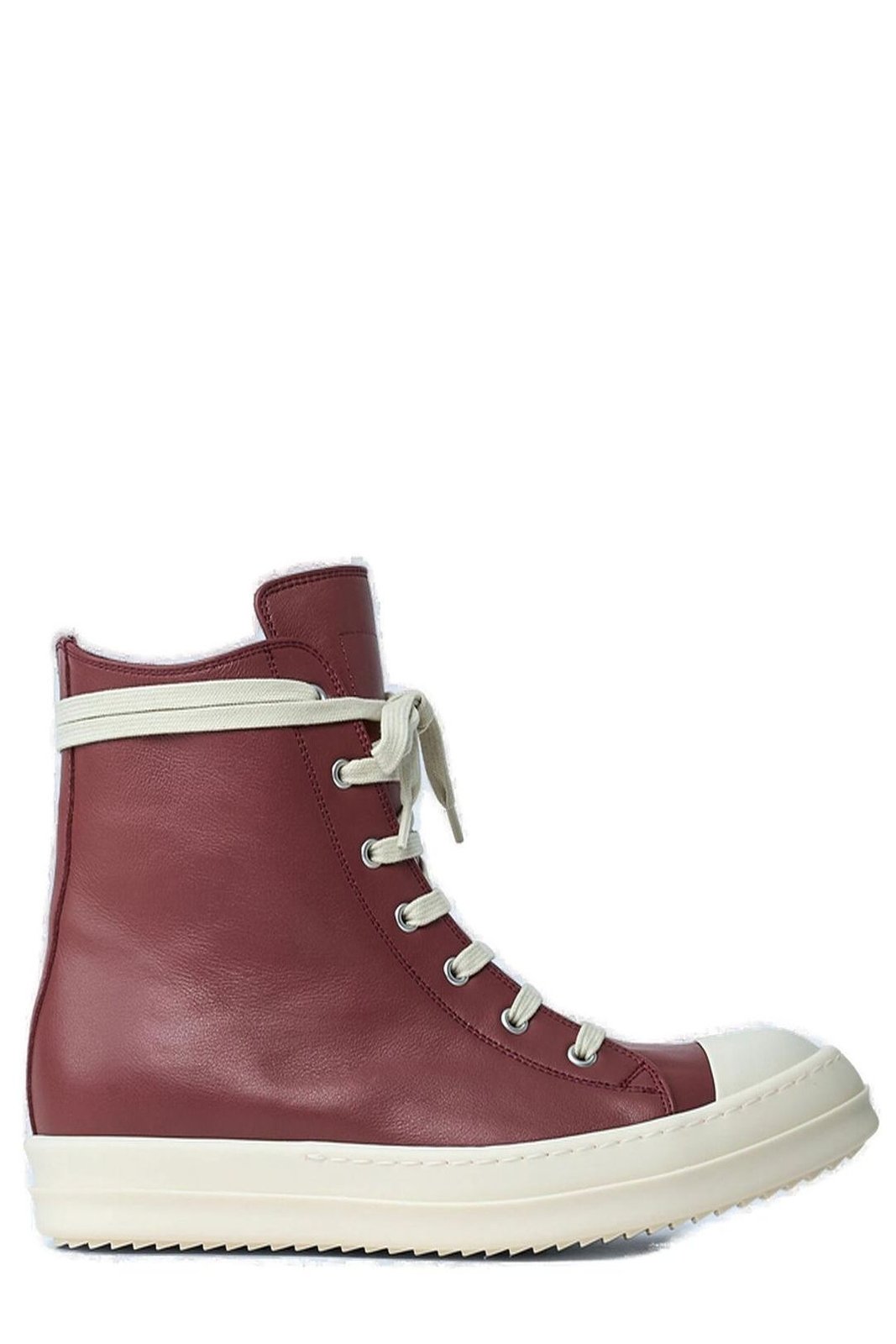 Rick Owens High-Top Lace-Up Sneakers