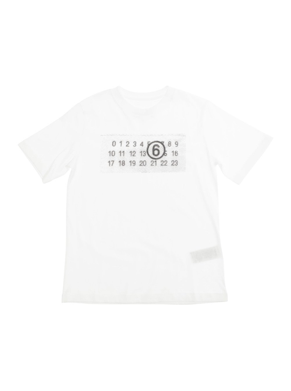 MM6 Maison Margiela Kids Numbers-Printed Crewneck T-Shirt