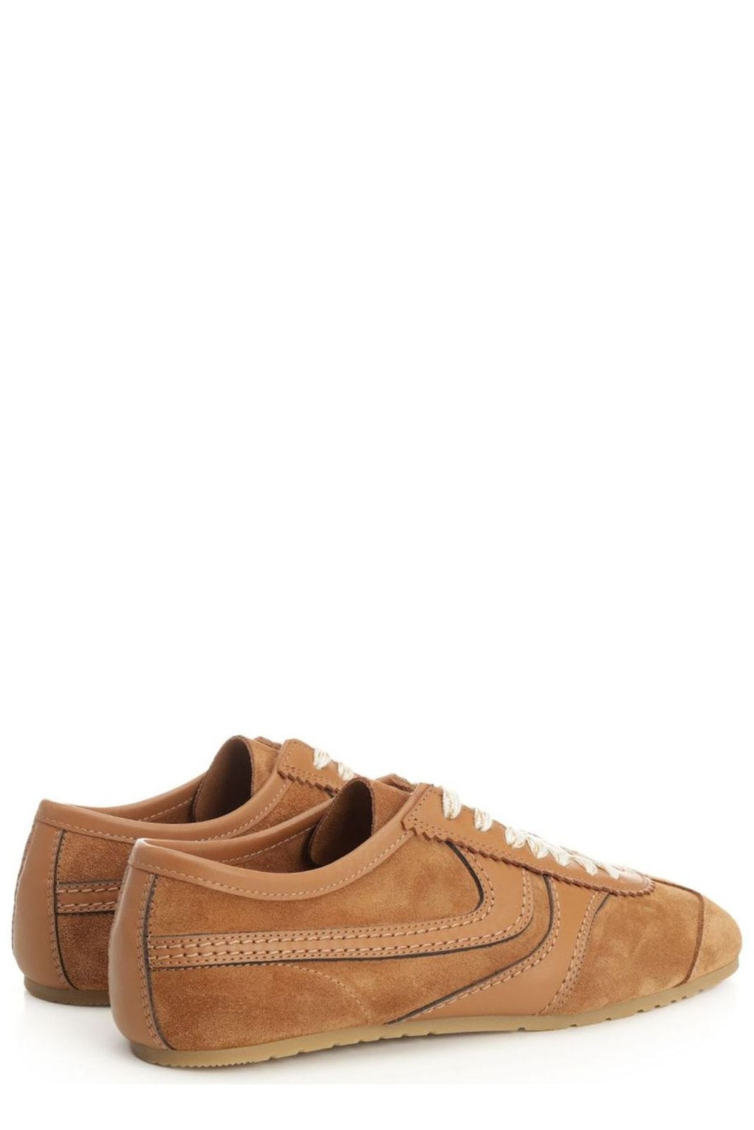 Dries Van Noten Round Toe Lace-Up Sneakers