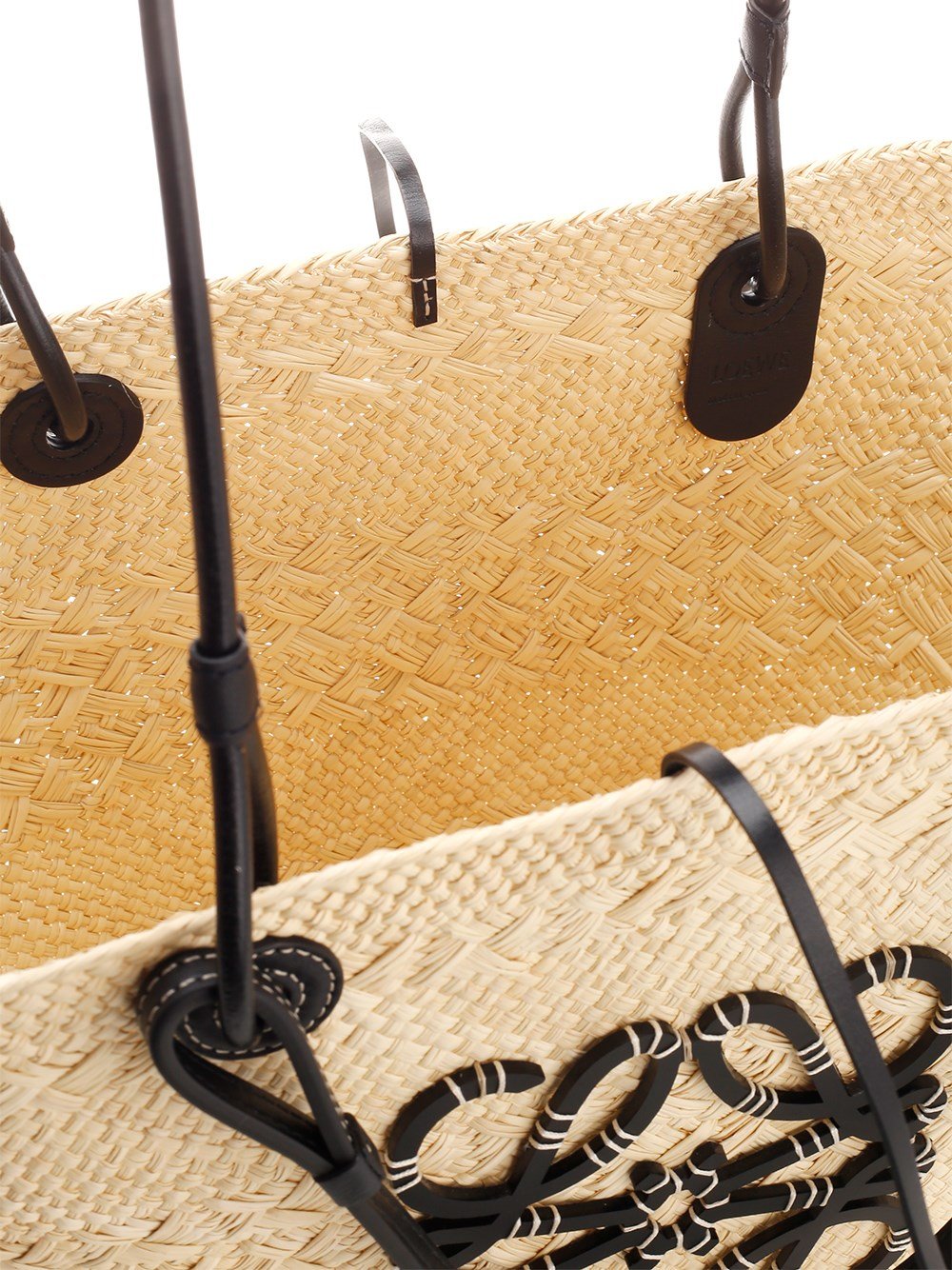 Loewe Anagram Embroidered Basket Bag
