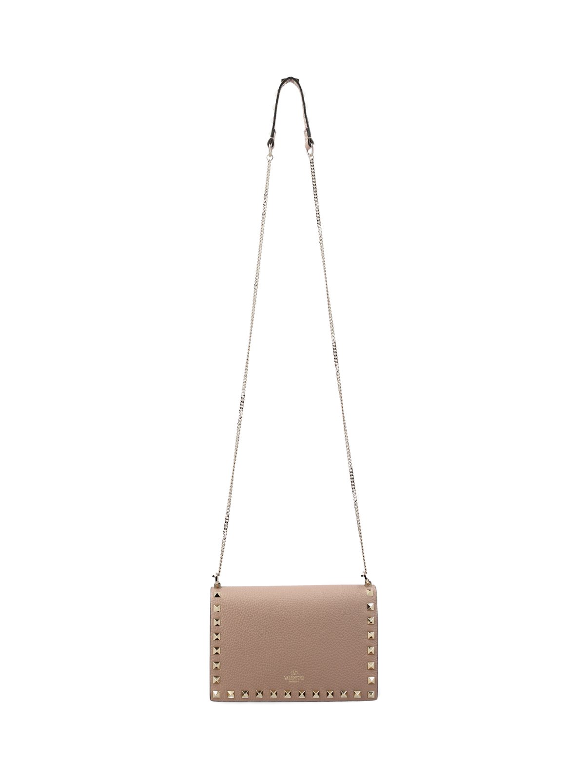 Valentino Garavani Rockstud Foldover Top Shoulder Bag